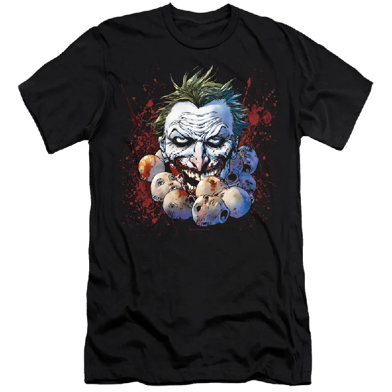 Price Reduction JLA Slim Fit T-Shirt Doll Heads Black Tee