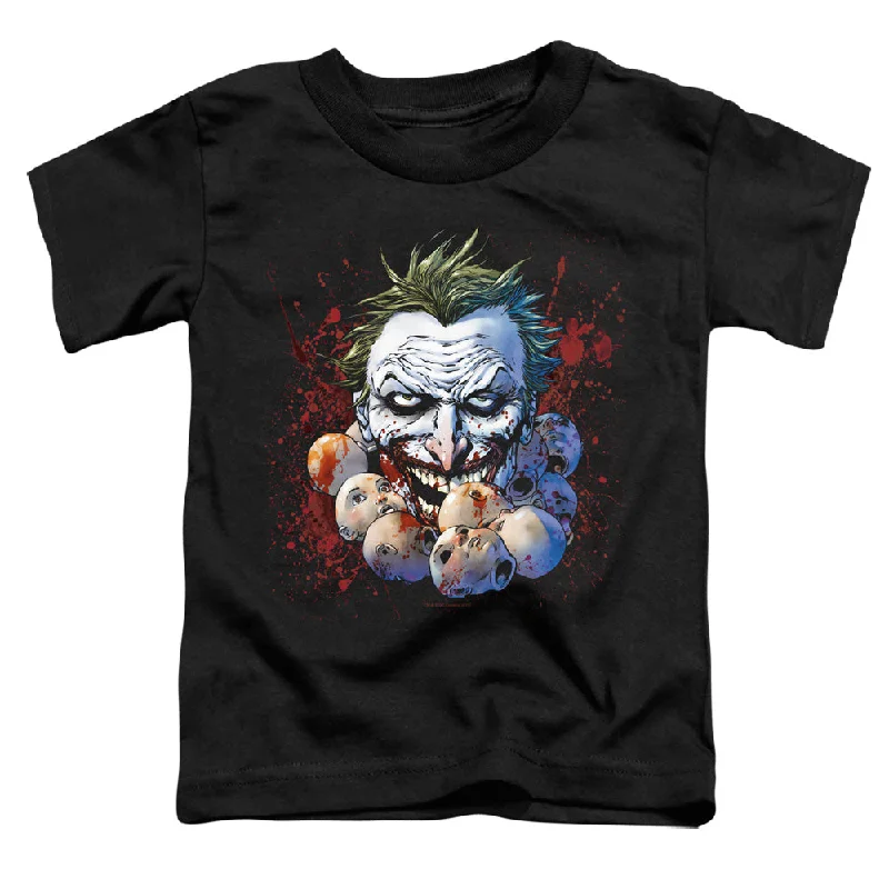 Sale Event JLA Toddler T-Shirt Doll Heads Black Tee