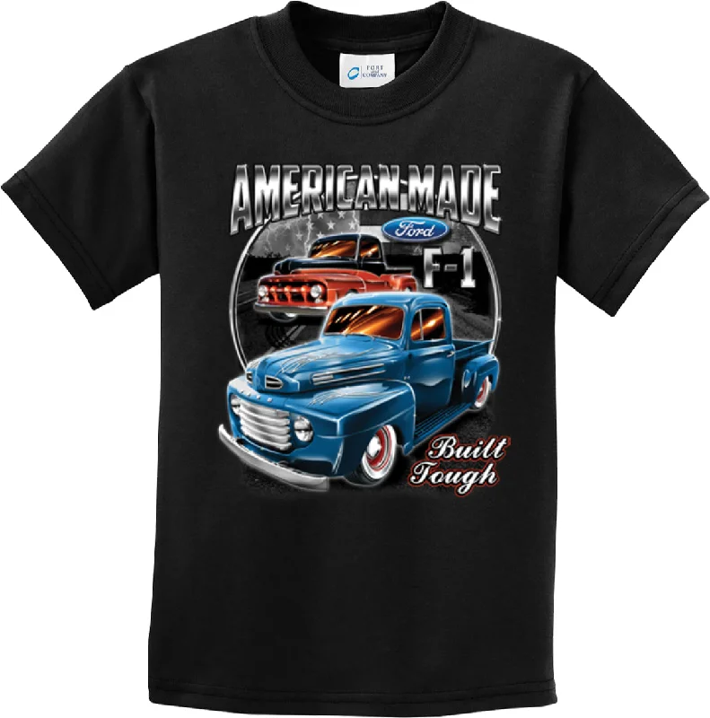 Super Deal Kids Ford Pickup T-shirt American Made F-1 Youth Tee