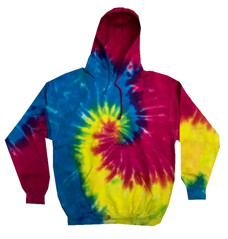 Bonus Savings Kids Tie Dye Pullover Multi Color Eternity Swirl Hoodie