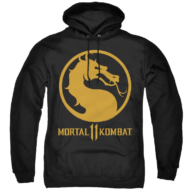 Special Price Mortal Kombat 11 Hoodie Dragon Logo Black Hoody
