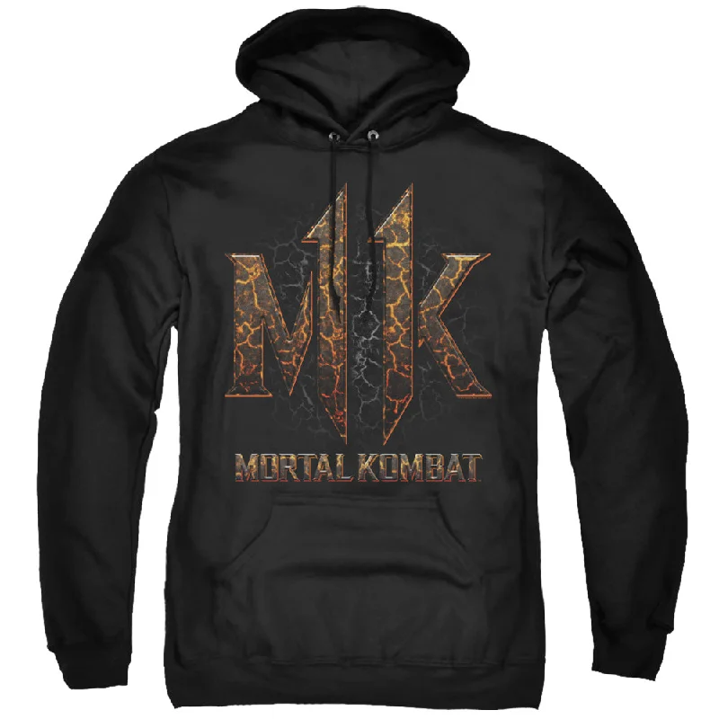 Value Deals Mortal Kombat 11 Hoodie Lava Logo Black Hoody