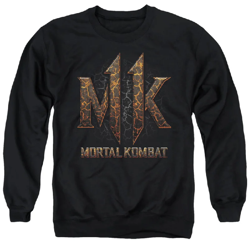Unmissable Offer Mortal Kombat 11 Sweatshirt Lava Logo Black Pullover