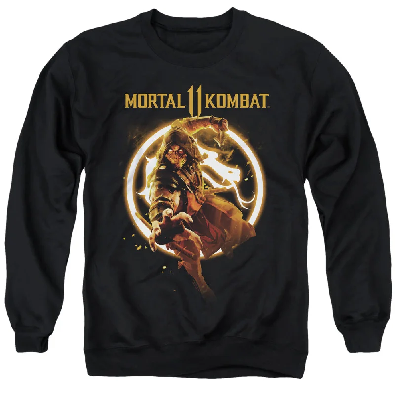 Exclusive Offers Mortal Kombat 11 Sweatshirt Scorpion Black Pullover