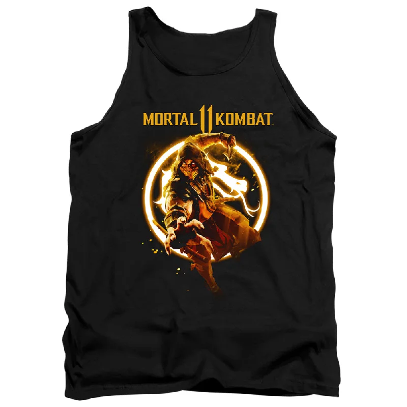 Discount Mania Mortal Kombat 11 Tanktop Scorpion Black Tank