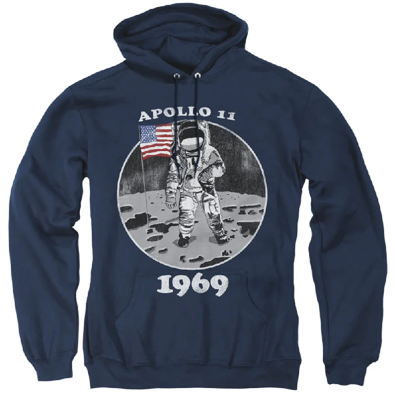Time-Limited Offer NASA Apollo 11 Hoodie Man on the Moon Navy Hoody