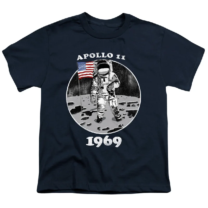 Price Drop NASA Apollo 11 Kids T-Shirt Man on the Moon Navy Tee