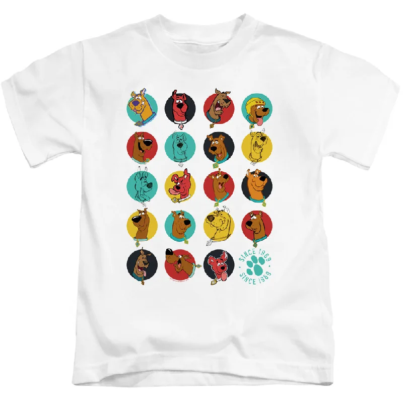 Act Fast Scooby Doo Boys T-Shirt Pop Art White Tee