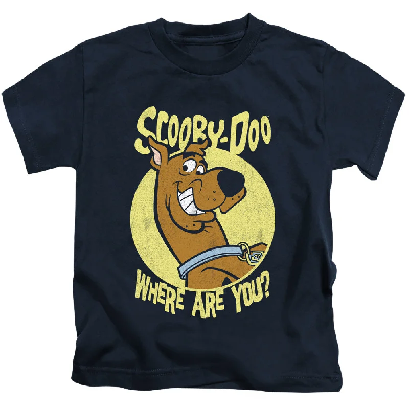 Overstock Sale Scooby Doo Boys T-Shirt Where Are You Navy Tee
