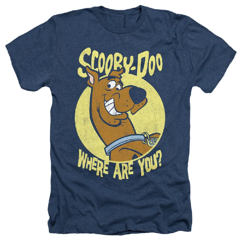 Warehouse Sale Scooby Doo Heather T-Shirt Where Are You Navy Tee