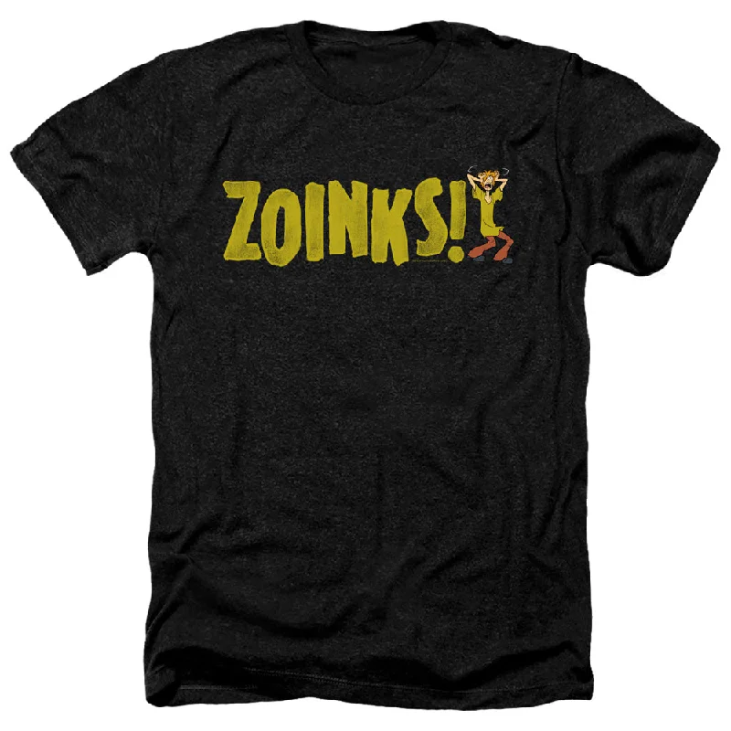 Daily Deals Scooby Doo Heather T-Shirt Zoinks Black Tee