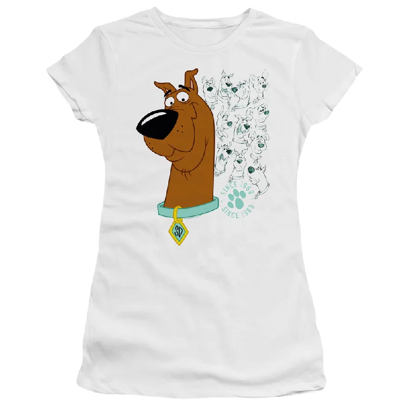 Bargain Prices Scooby Doo Juniors T-Shirt Evolution White Premium Tee
