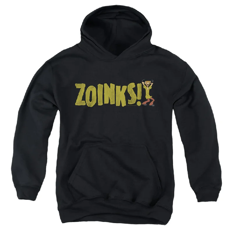 Don't Wait Scooby Doo Kids Hoodie Zoinks Black Hoody