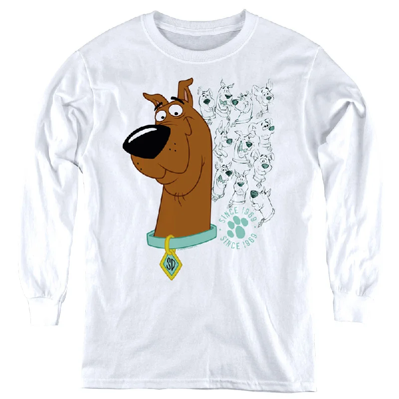 Big Discounts Scooby Doo Kids Long Sleeve Shirt Evolution White Tee