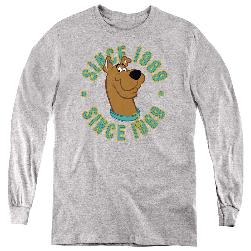 Best Deals Scooby Doo Kids Long Sleeve Shirt Since 1969 Athletic Heather Tee