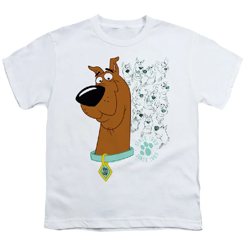 Price Drop Scooby Doo Kids T-Shirt Evolution White Tee