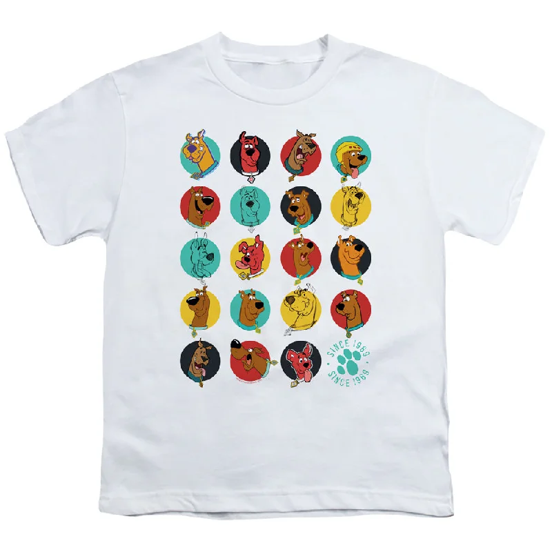 Deal Dash Scooby Doo Kids T-Shirt Pop Art White Tee