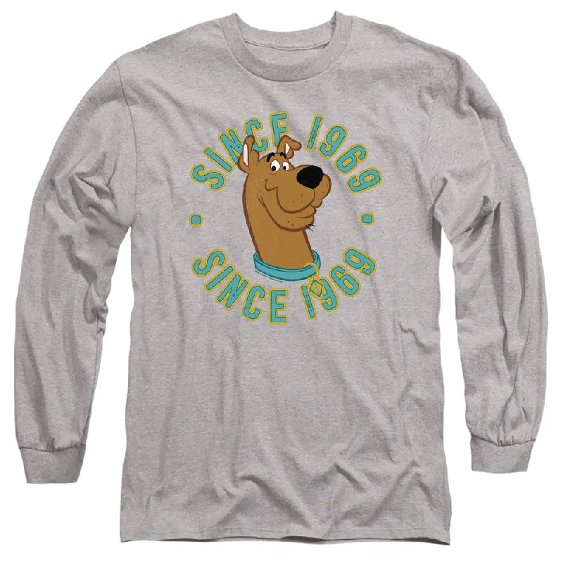 Stock Clearance Scooby Doo Long Sleeve T-Shirt Since 1969 Athletic Heather Tee