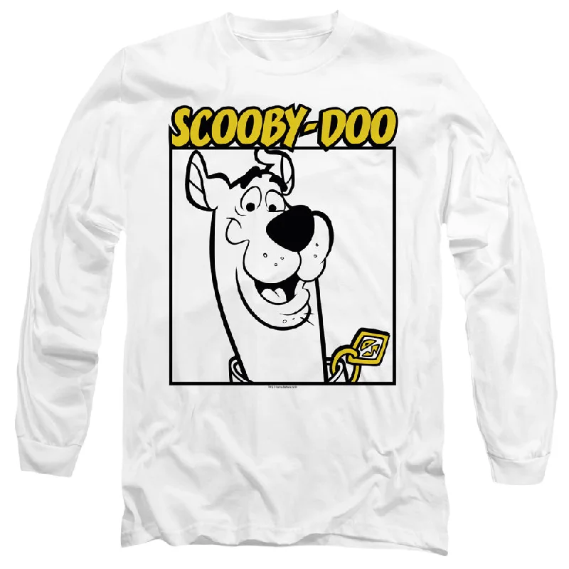 Price Reduction Scooby Doo Long Sleeve T-Shirt Sketch White Tee