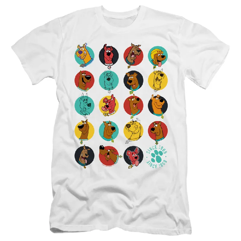 Deal Alert Scooby Doo Premium Canvas T-Shirt Pop Art White Tee