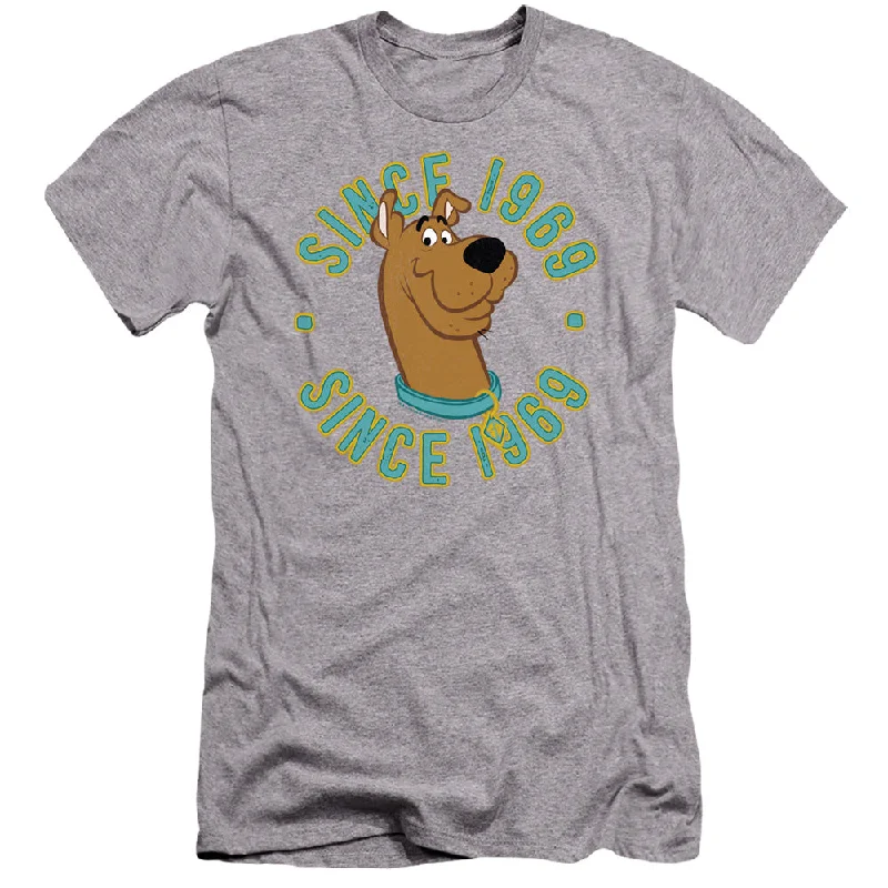 Unbeatable Prices Scooby Doo Premium Canvas T-Shirt Since 1969 Athletic Heather Tee