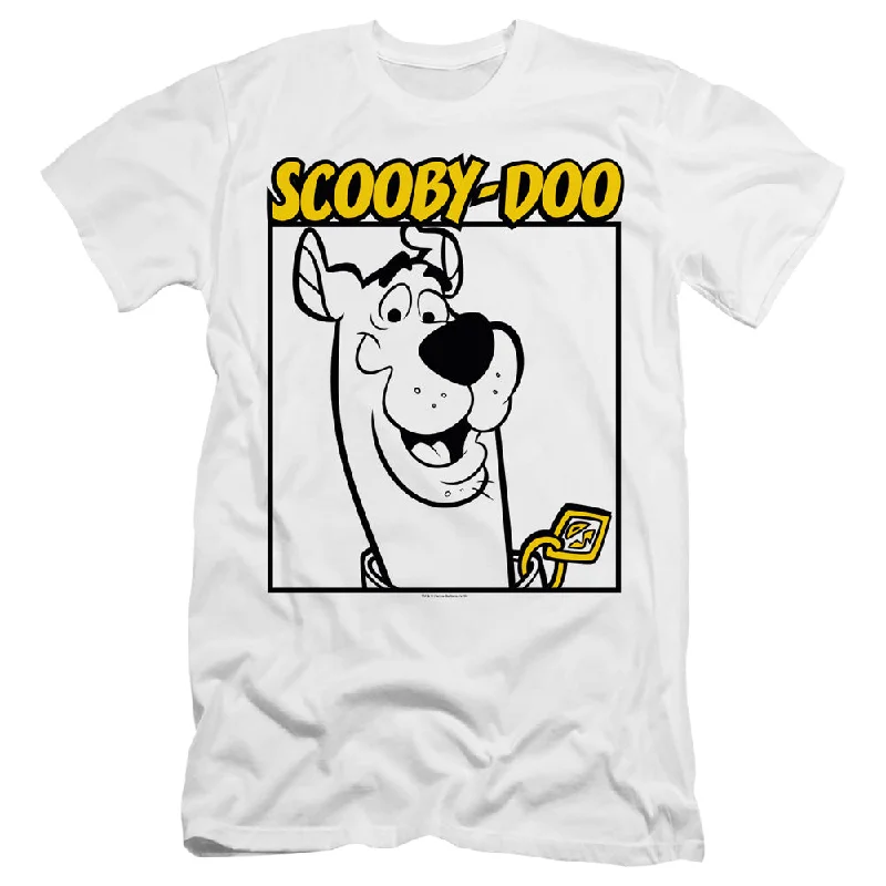 Reduced Prices Scooby Doo Premium Canvas T-Shirt Sketch White Tee