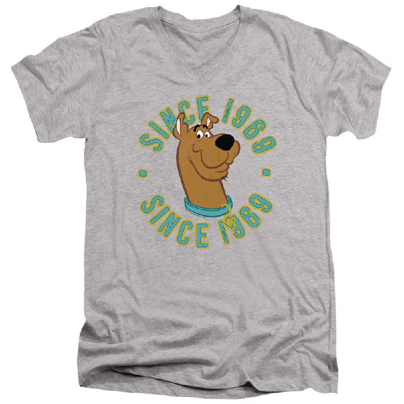 Quick Sale Scooby Doo Slim Fit V-Neck T-Shirt Since 1969 Athletic Heather Tee