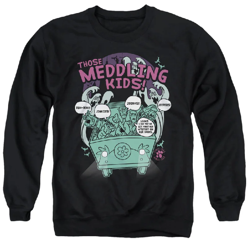 Daily Specials Scooby Doo Sweatshirt Those Meddling Kids Black Pullover