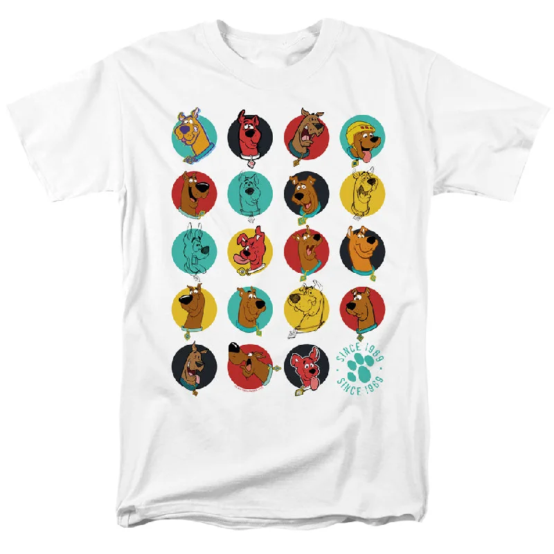 Savings Spectacular Scooby Doo T-Shirt Pop Art White Tee