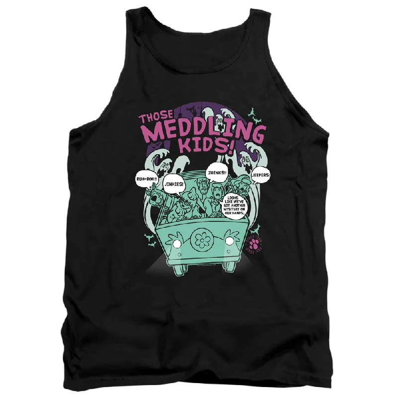 Big Savings Scooby Doo Tanktop Those Meddling Kids Black Tank