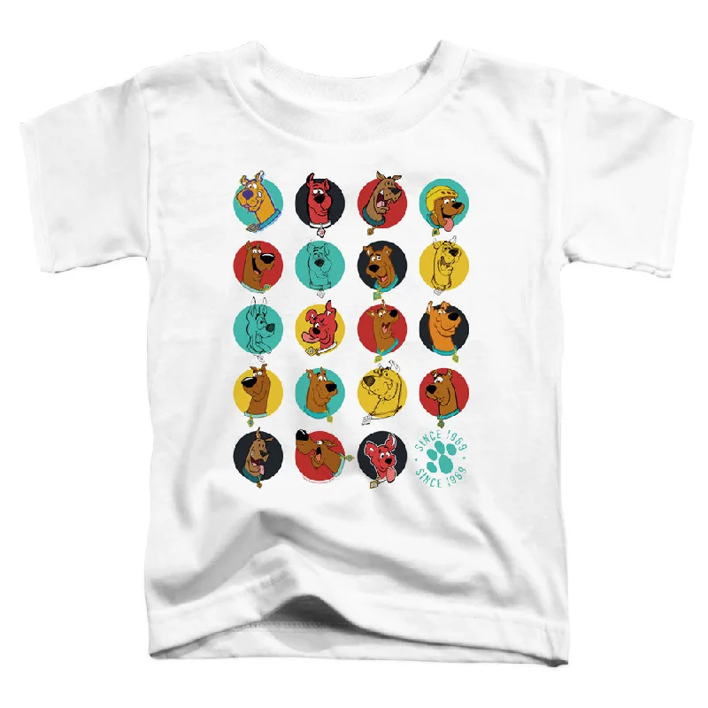 Can't Miss Scooby Doo Toddler T-Shirt Pop Art White Tee