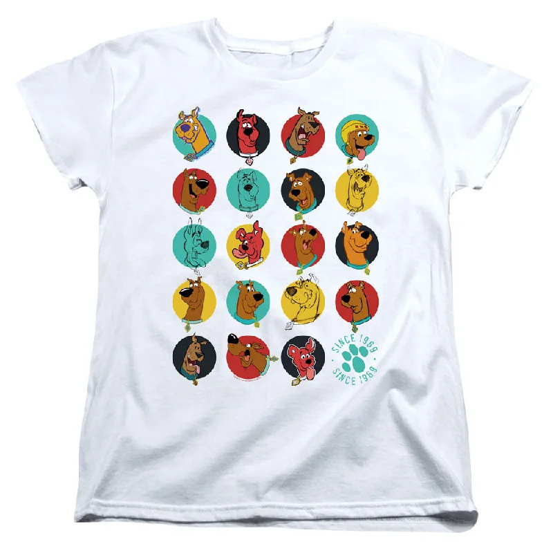 Crazy Deals Scooby Doo Womens T-Shirt Pop Art White Tee