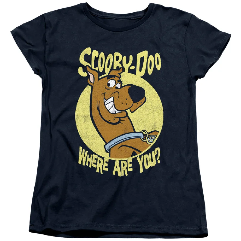Price Fest Scooby Doo Womens T-Shirt Where Are You Navy Tee