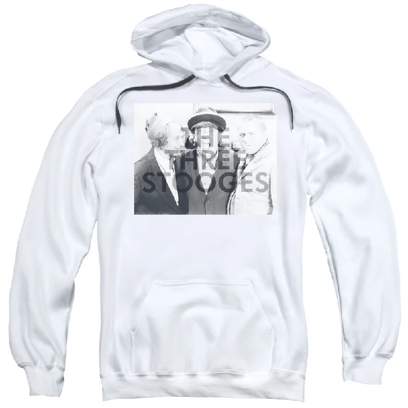 Crazy Deals Three Stooges Hoodie Watermark White Hoody
