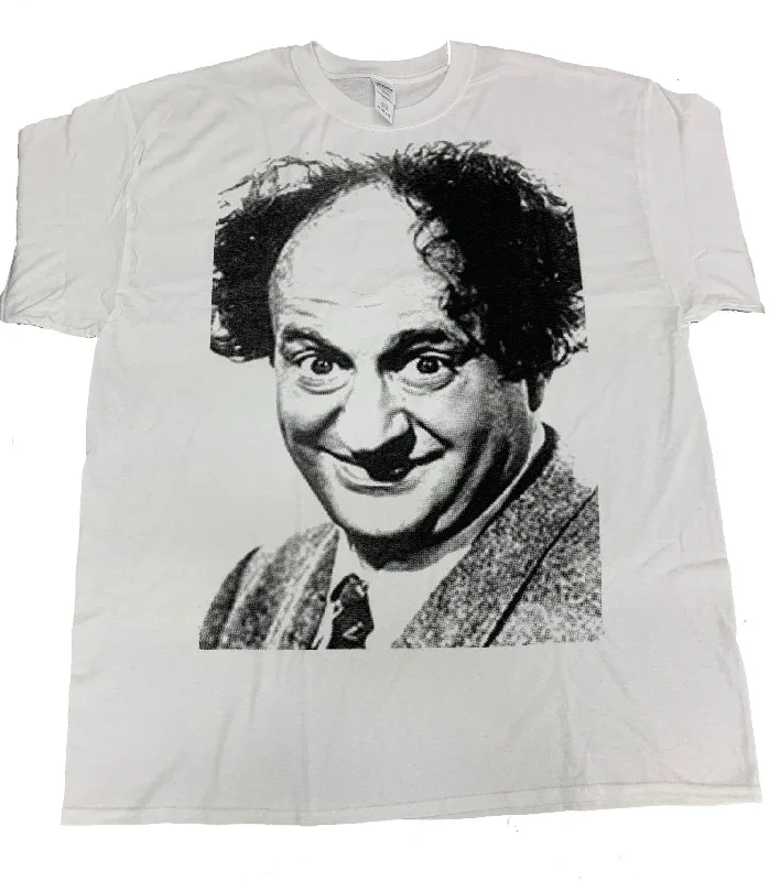 Exclusive Savings Three Stooges T-Shirt Larry Fine White Tee