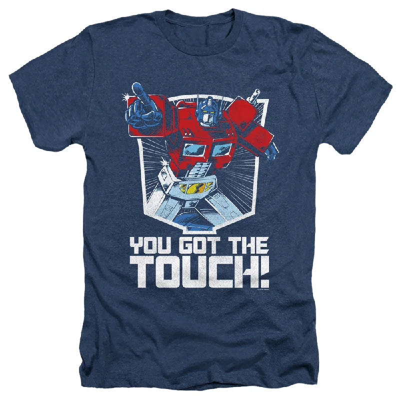 Markdown Madness Transformers Heather T-Shirt Got The Touch Navy Tee