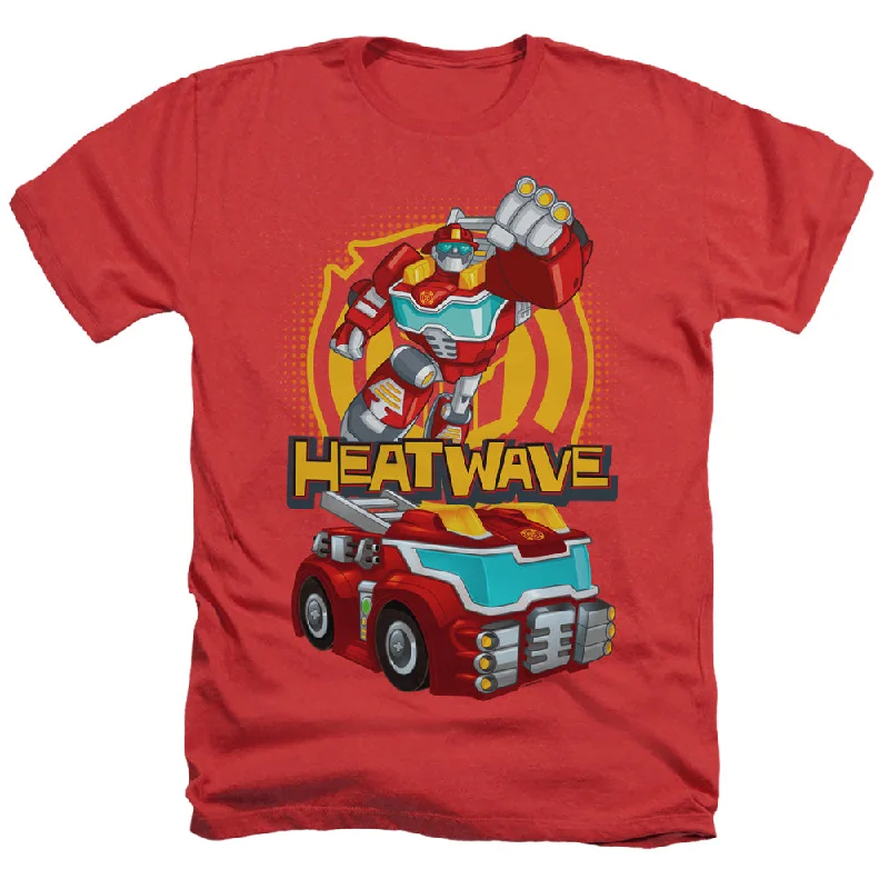 Bargain Bin Transformers Heather T-Shirt Heatwave Red Tee