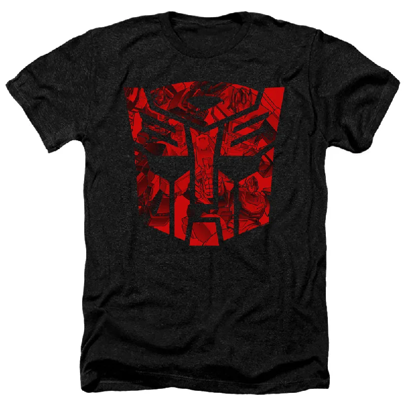 Today's Special Transformers Heather T-Shirt Imprinted Autobot Logo Black Tee