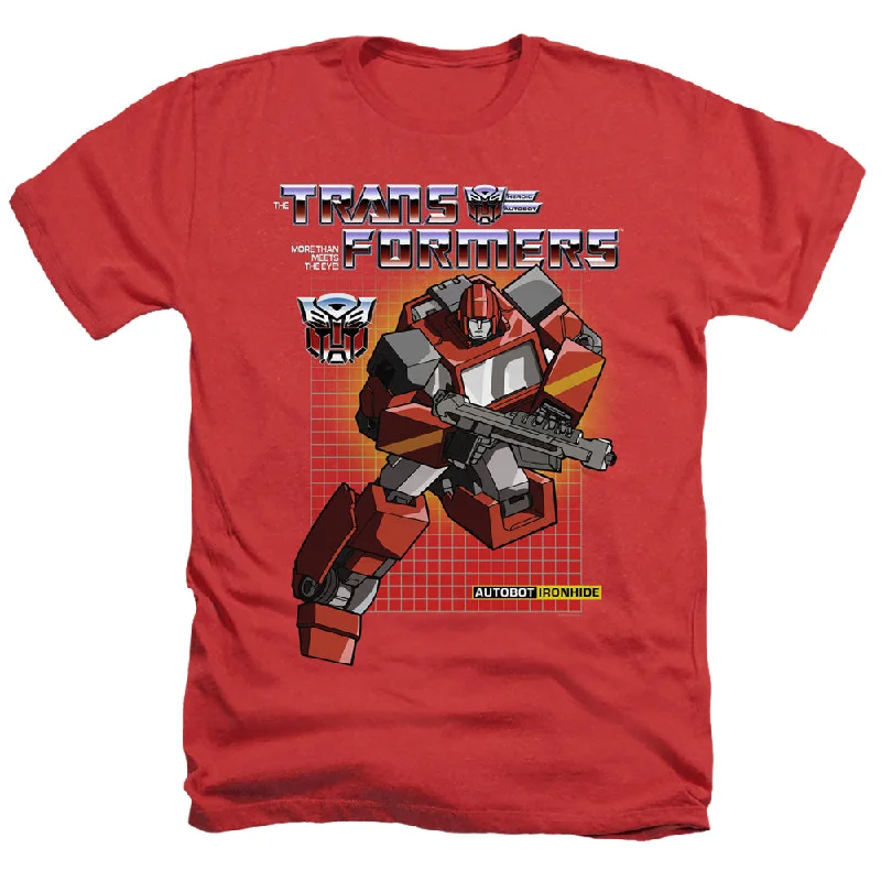 The Best Prices Transformers Heather T-Shirt Ironhide Red Tee