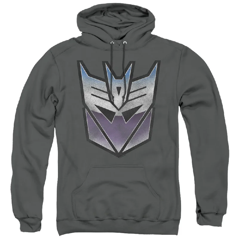 Instant Discount Transformers Hoodie Blue and Purple Decepticon Charcoal Hoody