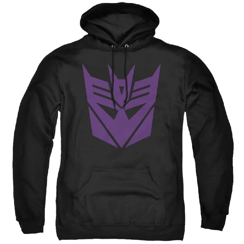 Warehouse Sale Transformers Hoodie Purple Decepticon Logo Black Hoody