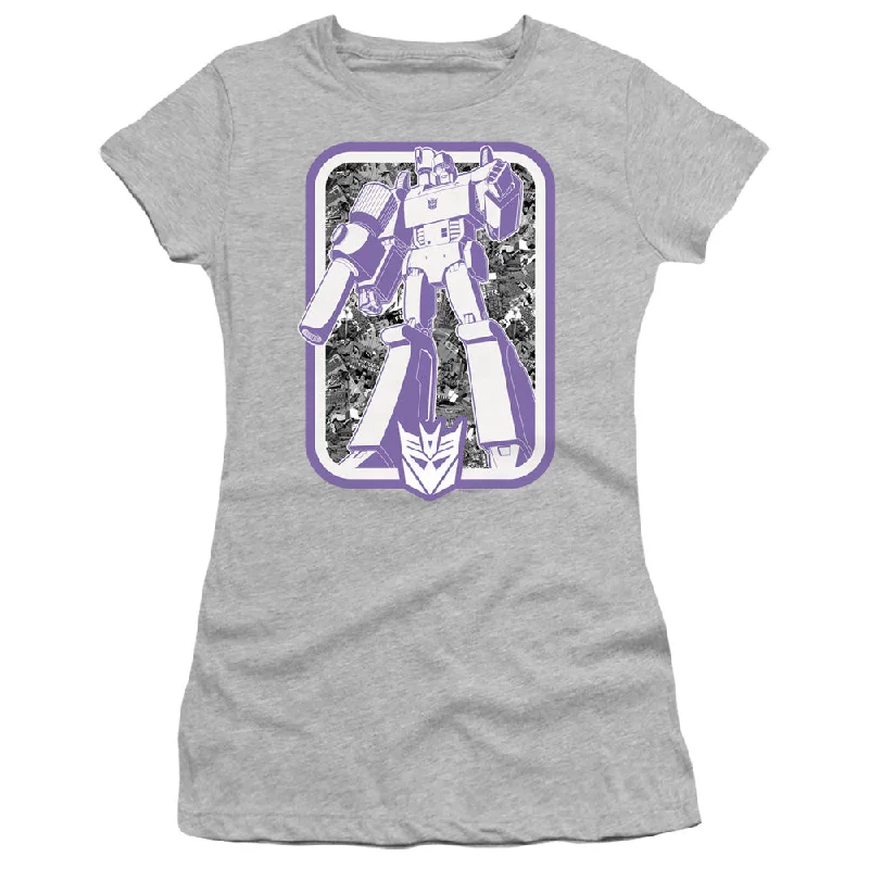Don't Wait Transformers Juniors T-Shirt Megatron Stance Heather Tee