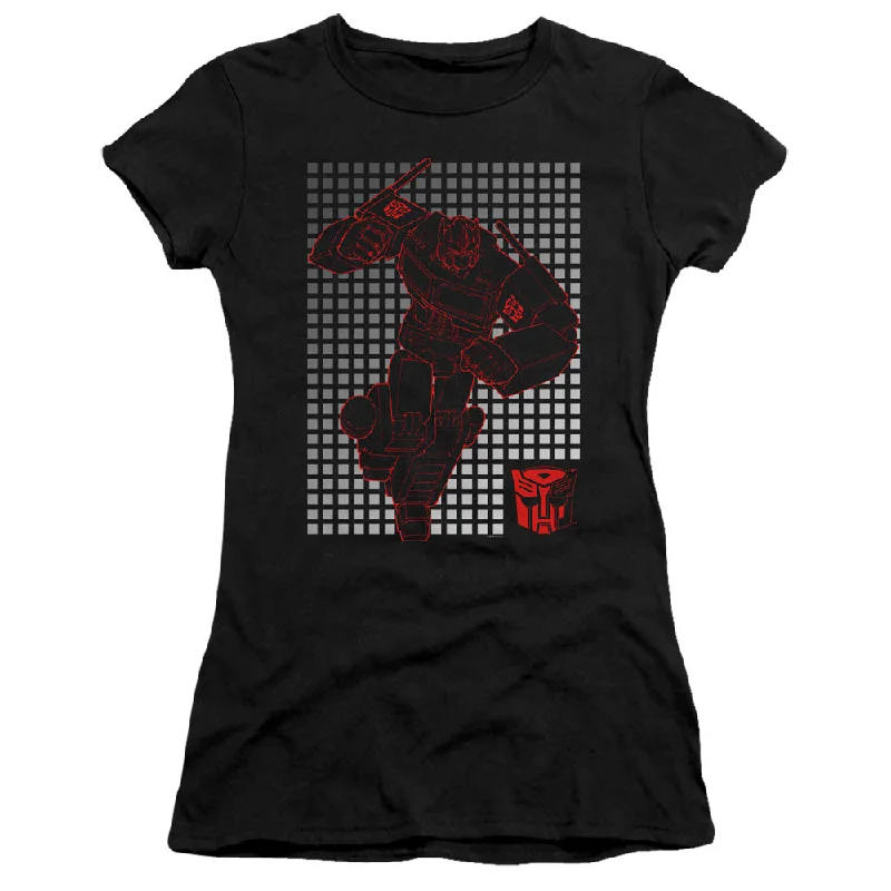 Buy More, Save More Transformers Juniors T-Shirt Optimus Prime Grid Black Premium Tee Buy More, Save More Transformers Juniors T-Shirt Optimus Prime Grid Black Premium Tee