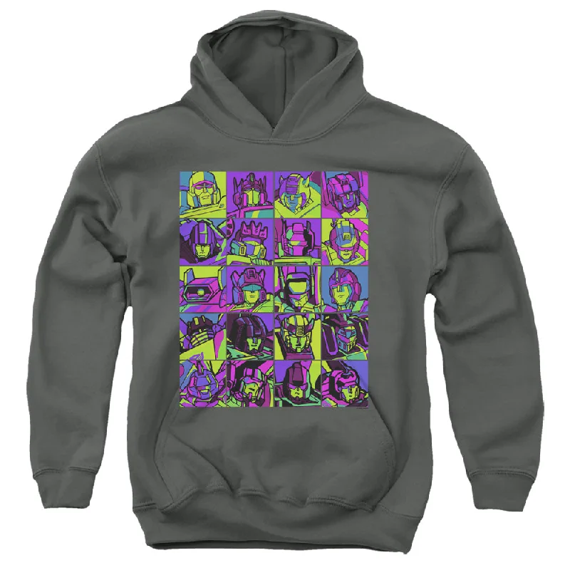 Sale Event Transformers Kids Hoodie Character Faces Charcoal Hoody