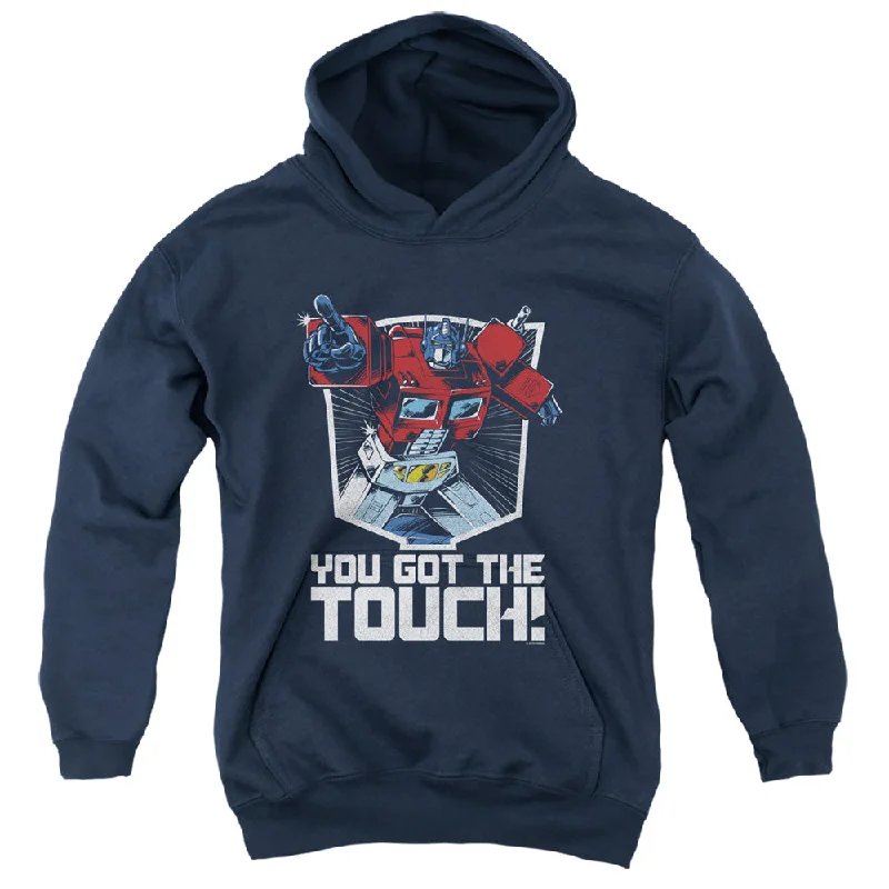 Price Buster Transformers Kids Hoodie Got The Touch Navy Hoody