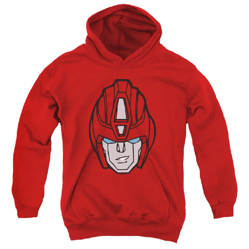 Steals and Deals Transformers Kids Hoodie Hot Rod Face Red Hoody