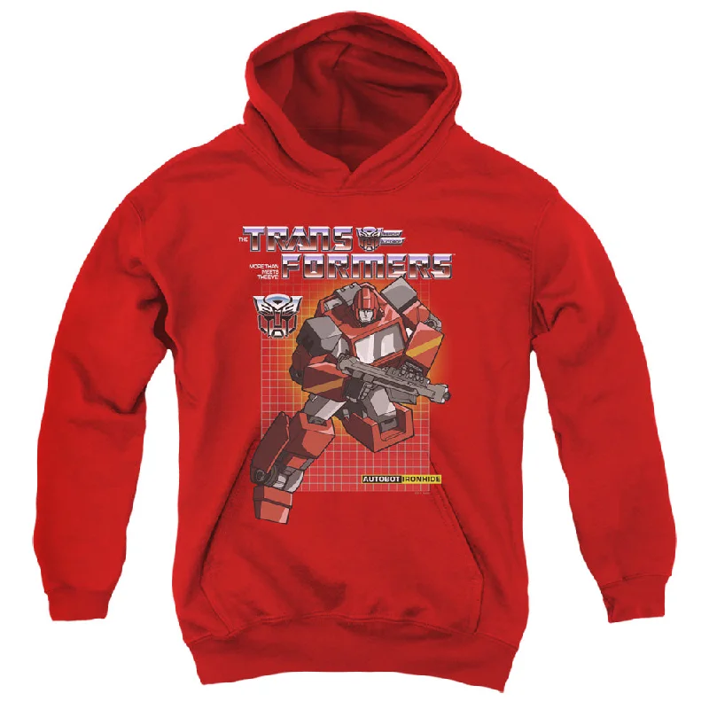 Extra Discounts Transformers Kids Hoodie Ironhide Red Hoody
