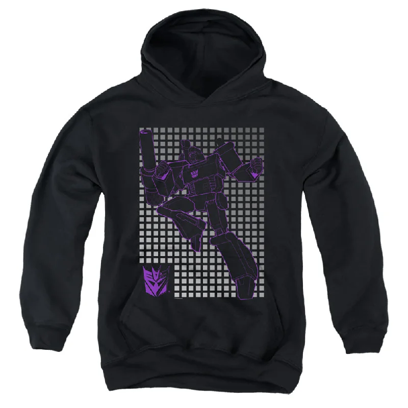 Savings Galore Transformers Kids Hoodie Megatron Grid Black Hoody