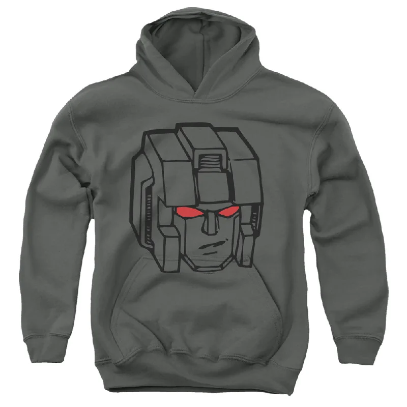 Clearance Items Transformers Kids Hoodie Starscream Face Charcoal Hoody
