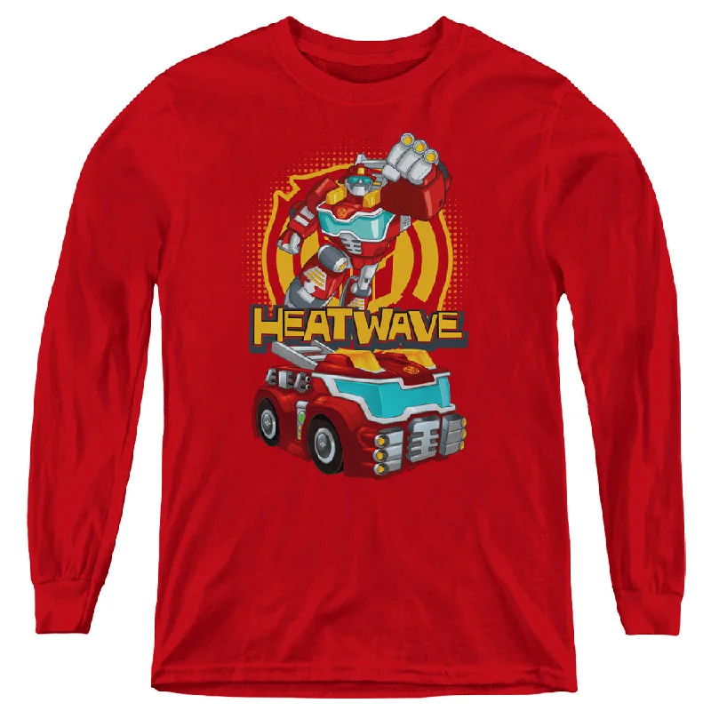 Overstock Sale Transformers Kids Long Sleeve Shirt Heatwave Red Tee